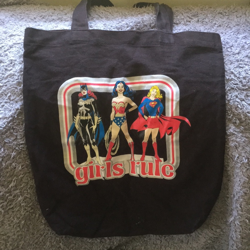 Ladies of DC Girls Rule Black Tote Bag
